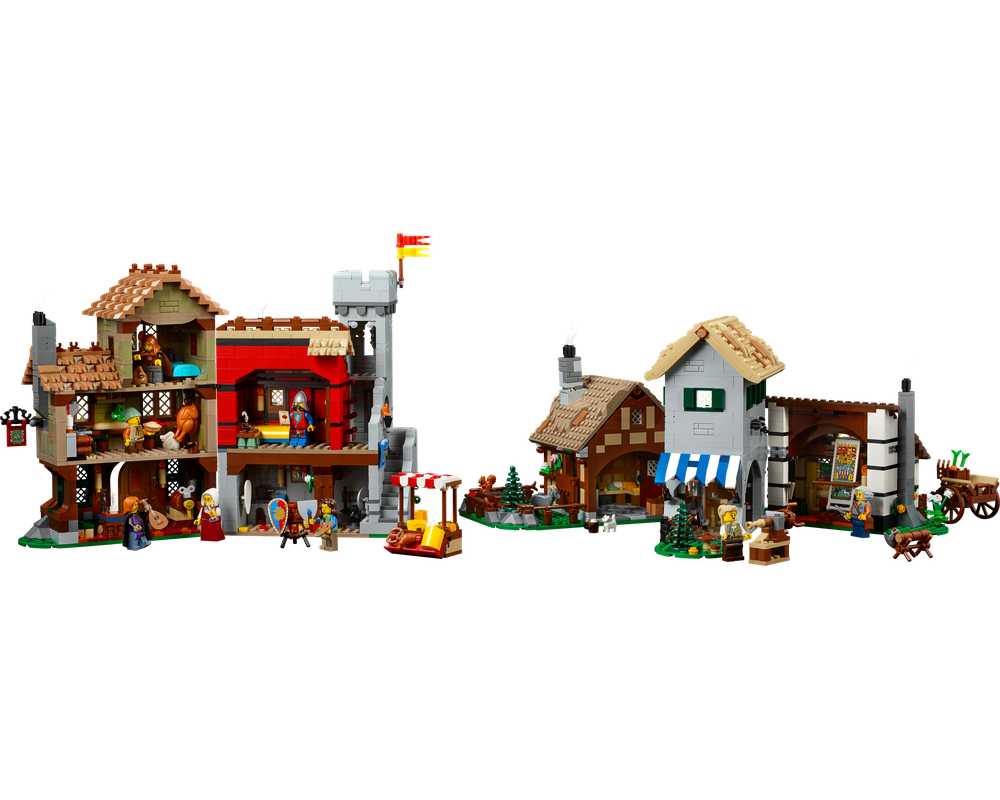 Lego Set 10332-1 Medieval Town Square (2024 Icons) 