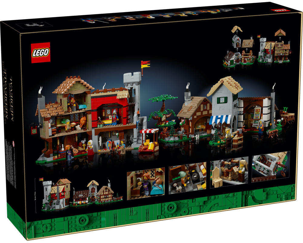 LEGO Set 10332-1 Medieval Town Square (2024 Icons) | Rebrickable