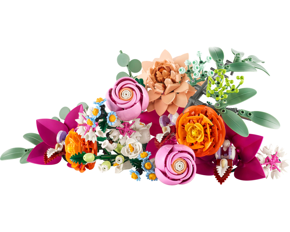 LEGO Set 10342-1 Pretty Pink Flower Bouquet (2025 Botanicals ...