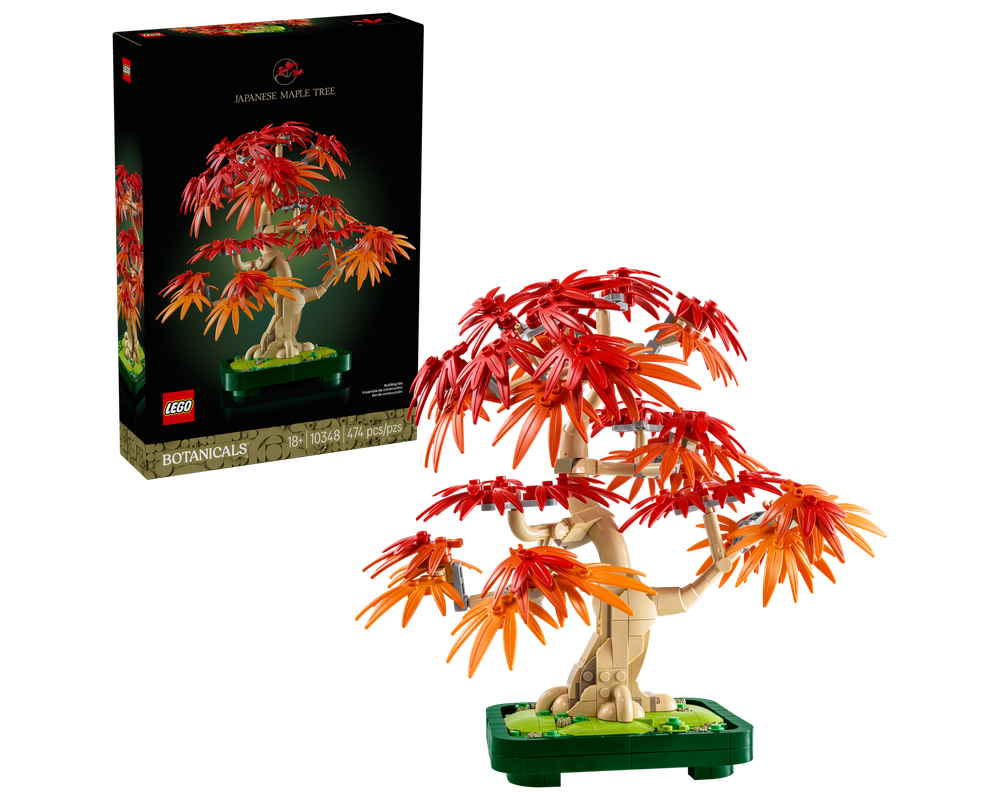 Plastic Tree まとめ売り 23枚！希少な廃盤有り！ LEGO Set 10348-1 Japanese Red Maple Bonsai Tree (2025
