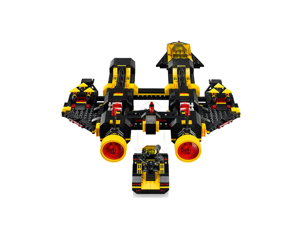 LEGO Set 10355-1 Blacktron Renegade (2025 Icons) | Rebrickable - Build ...