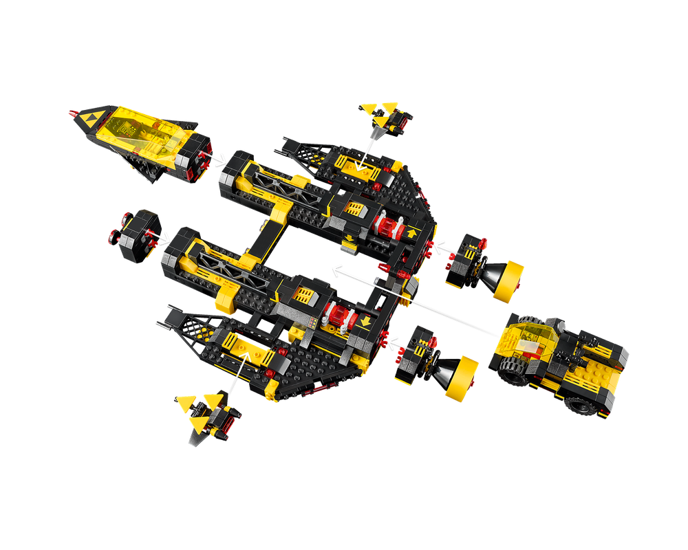 LEGO Set 10355-1 Blacktron Renegade (2025 Icons) | Rebrickable - Build ...