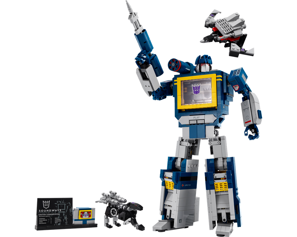 LEGO Set 10358-1 Transformers: Soundwave (2025 Icons