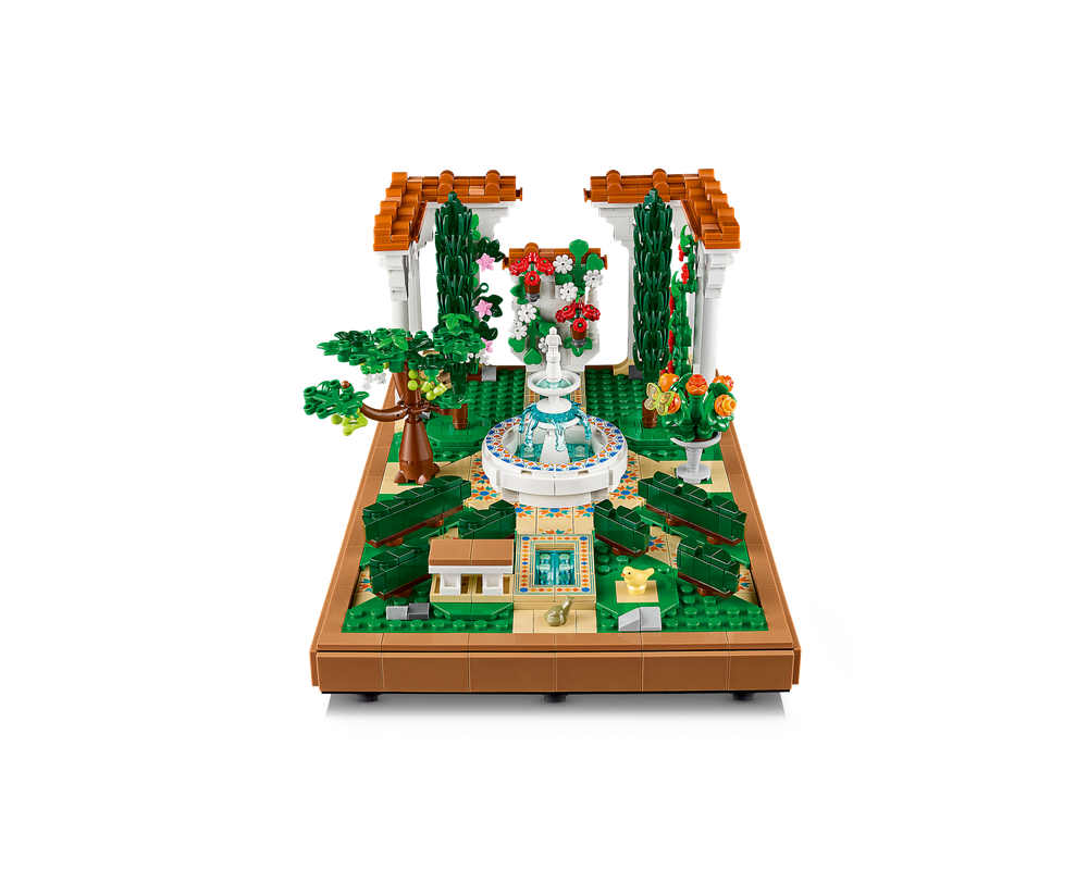 LEGO Set 10359-1 Fountain Garden (2025 Icons) | Rebrickable - Build ...