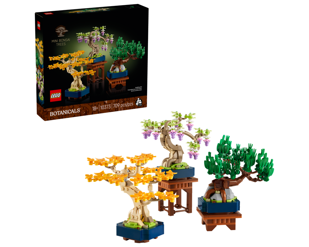 LEGO Set 10373-1 Mini Bonsai Trees (2025 Botanicals) | Rebrickable ...