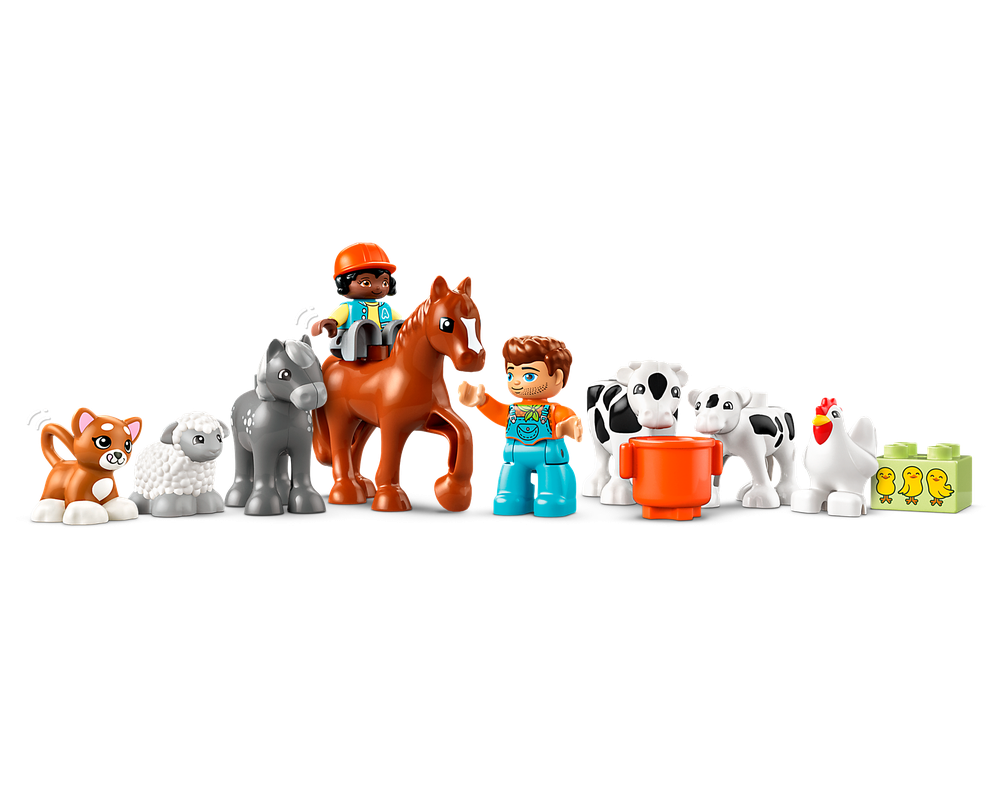 LEGO Set 10416-1 Caring for Animals at the Farm (2024 Duplo ...