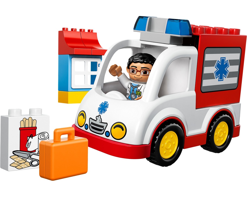 LEGO Set 10527-1 Ambulance (2014 Duplo > Town) | Build LEGO