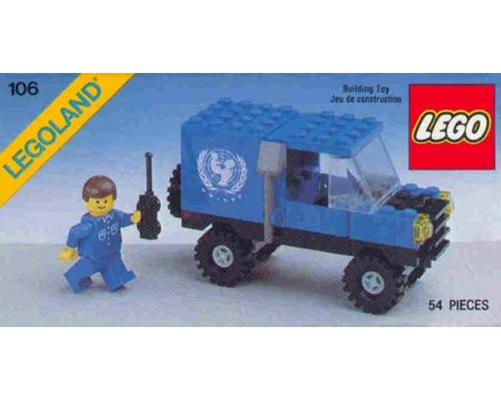 1985 Lego Set 106 UNICEF Van