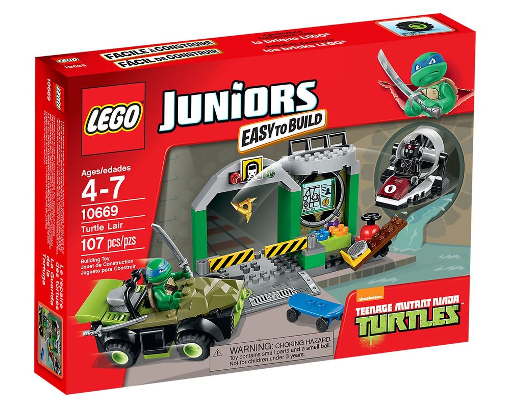 LEGO Set 10669-1 Turtle Lair (2014 Juniors) | Rebrickable - Build