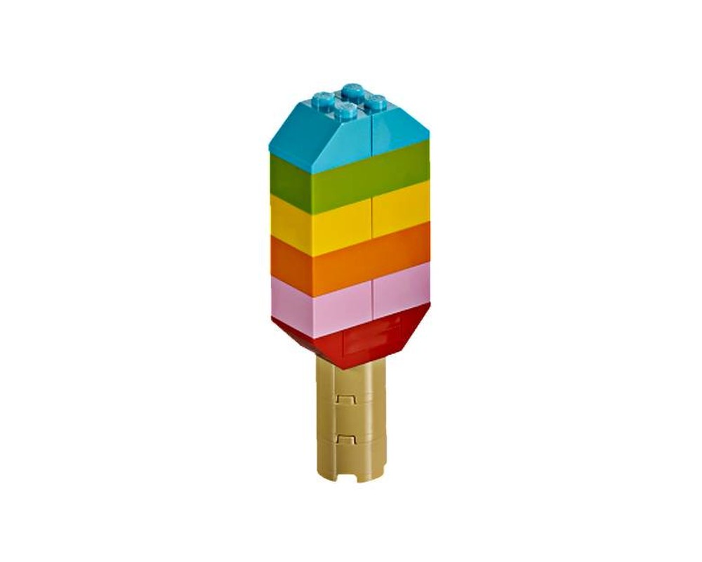LEGO Set 107041s3 Ice Lolly (2017 Classic) Rebrickable Build with