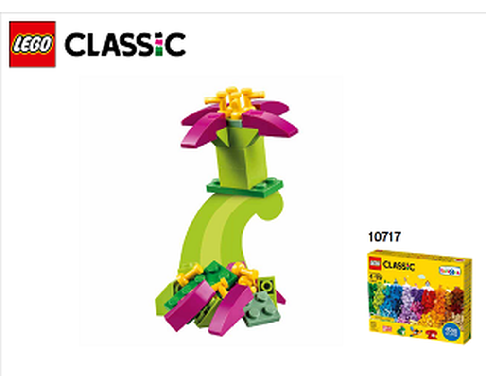 LEGO Set 10717-1-s7 Flower (2018 Classic) | Rebrickable - Build with LEGO