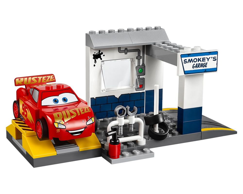 forbi slot tilskadekomne LEGO Set 10743-1 Smokey's Garage (2017 Juniors > Cars) | Rebrickable -  Build with LEGO