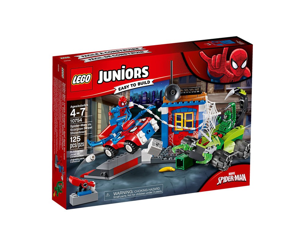 LEGO Set 10754-1 Spider-Man vs. Scorpion Street Showdown (2018 Juniors ...