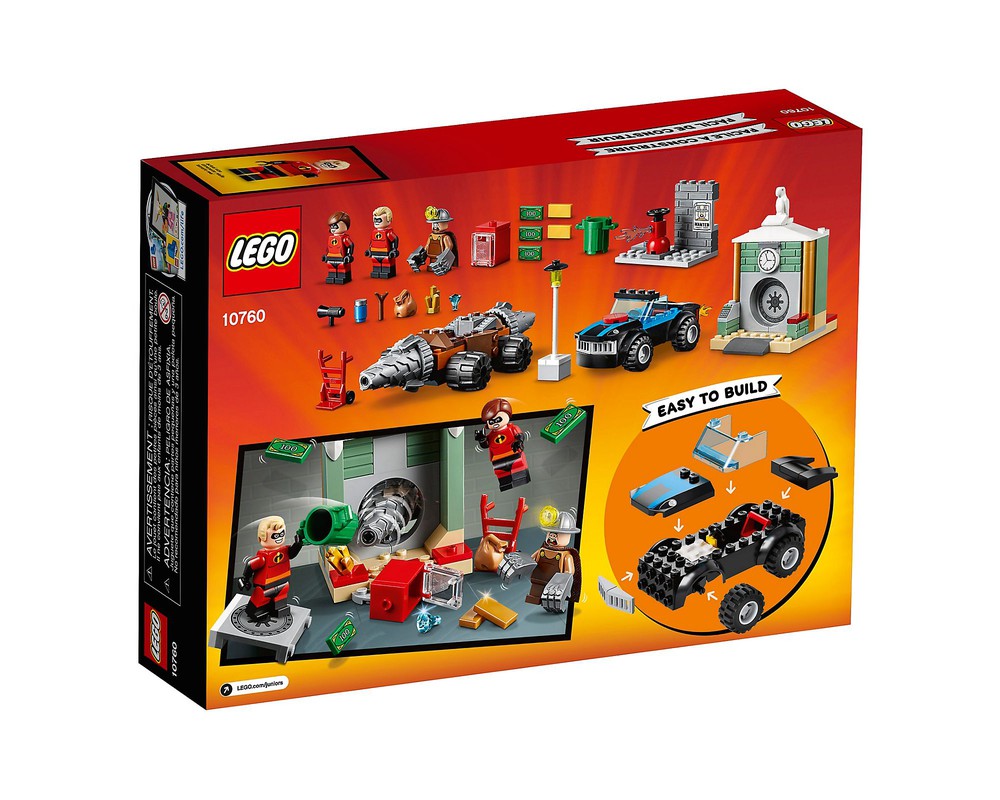 Lego incredibles hot sale bank heist