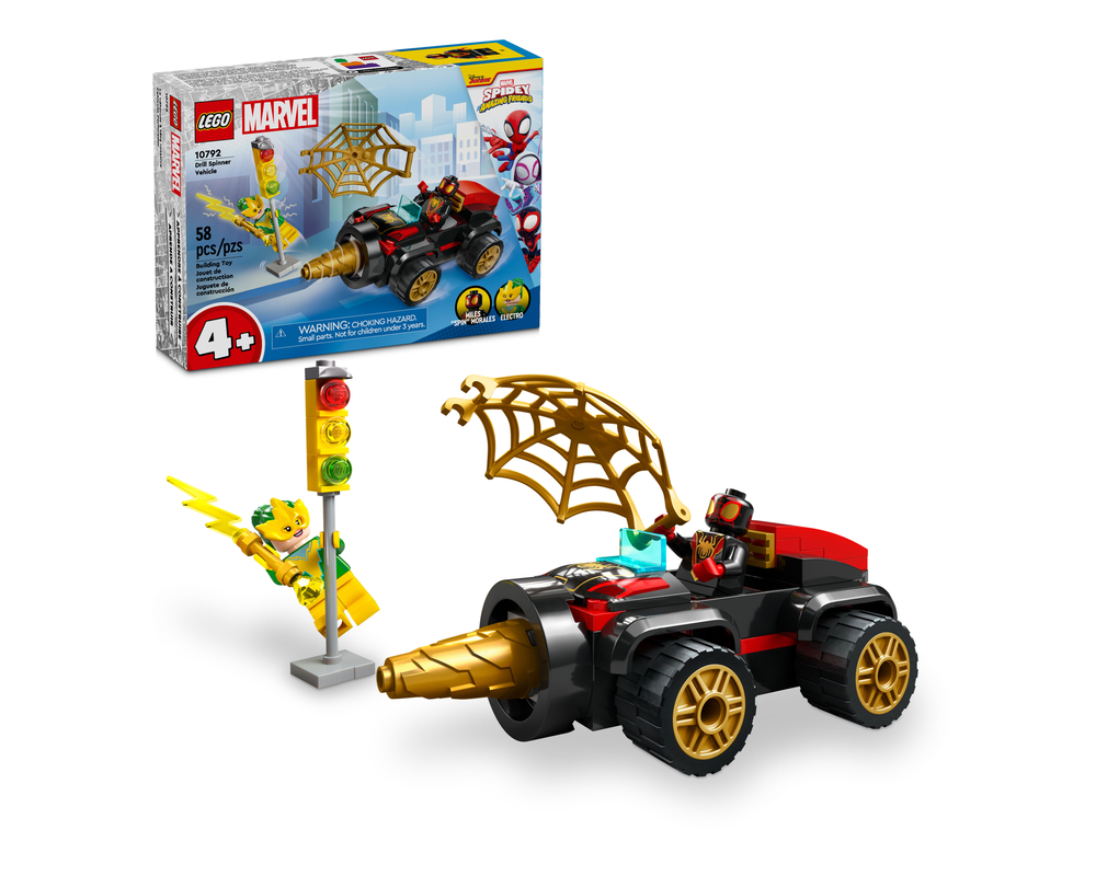 LEGO Set 10792-1 Drill Spinner Vehicle (2024 Super Heroes Marvel ...