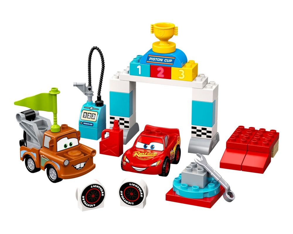 Ligation pivot Definitive LEGO Set 10924-1 Lightning McQueen's Race Day (2020 Duplo > Cars) |  Rebrickable - Build with LEGO