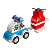 Fire Helicopter & Police Car