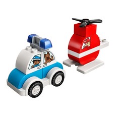 Fire Helicopter & Police Car (set 10957-1)