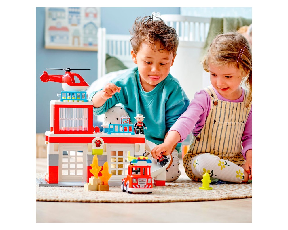 Duplo fire station discount instructions