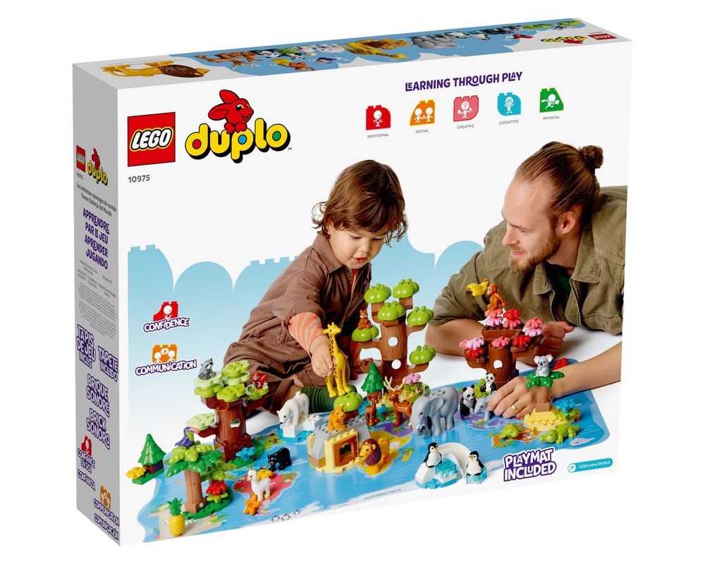 LEGO Set 10975-1 Wild Animals of the World (2022 Duplo 