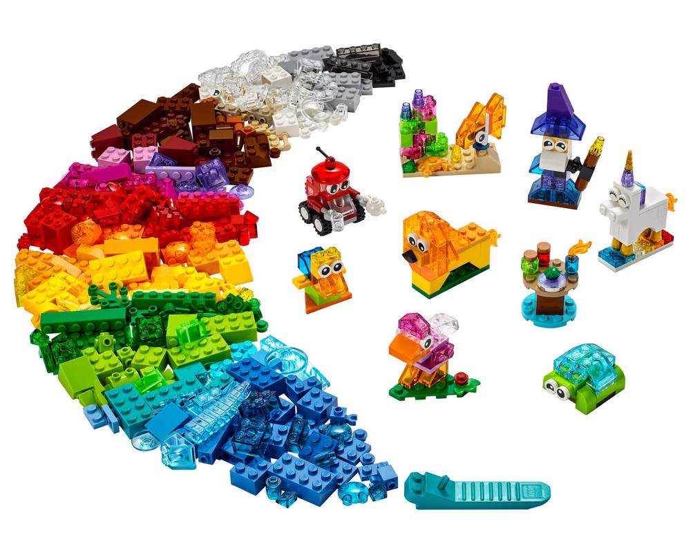 LEGO Set 11013-1 Creative Transparent Bricks (2021 Classic ...