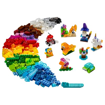 LEGO Creative Transparent Bricks set 11013
