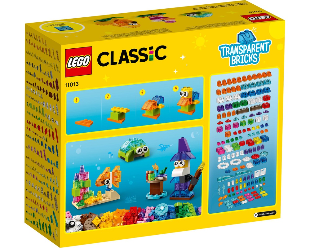 LEGO Classic - Creative Transparent Bricks - Best for Ages 4 to 11