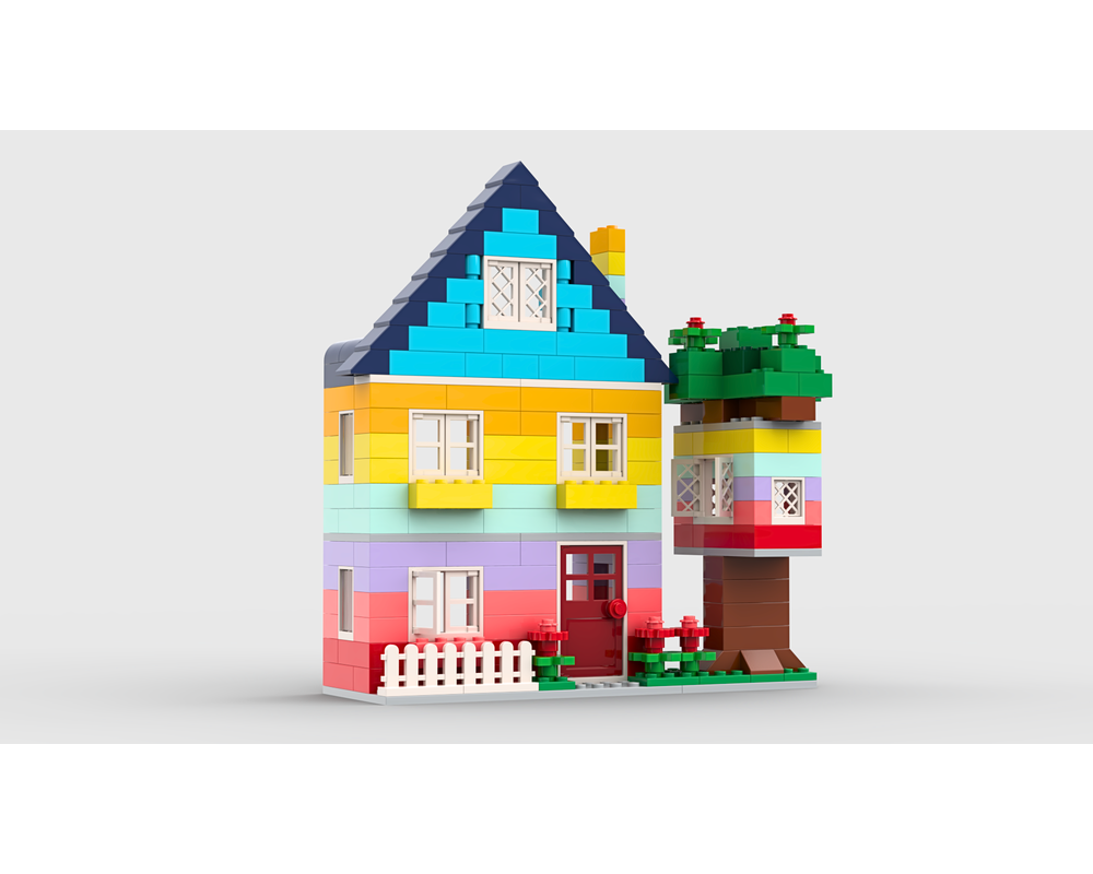 LEGO Set 11035-1-c2 House and Treehouse (2024 Classic) | Rebrickable ...