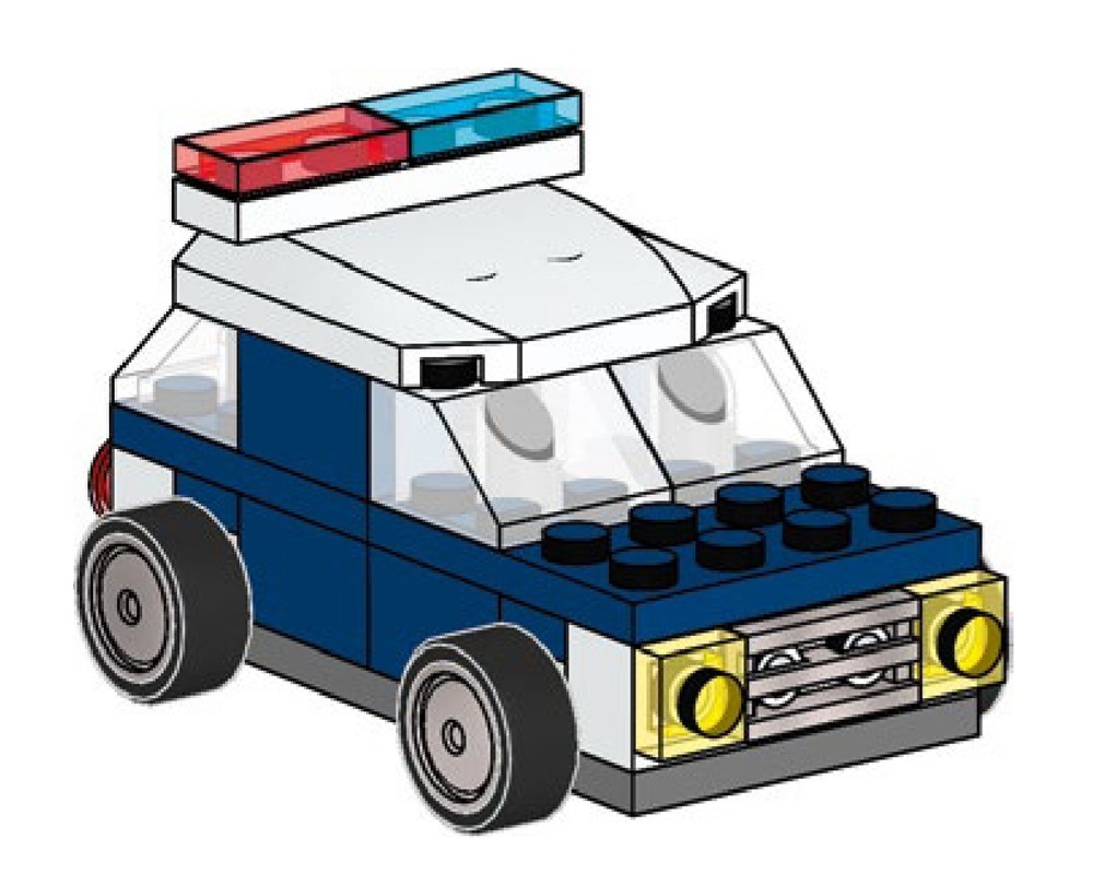 LEGO Set 11036 1 S2 Police Car 2024 Classic Rebrickable Build   1000x800p 