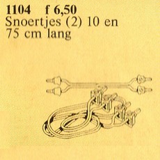 Battery Cables (10 & 75cm) (set 1104-1)