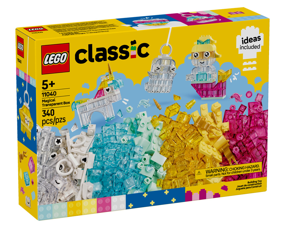 LEGO Set 110401 Magical Transparent Box (2025 Classic) Rebrickable