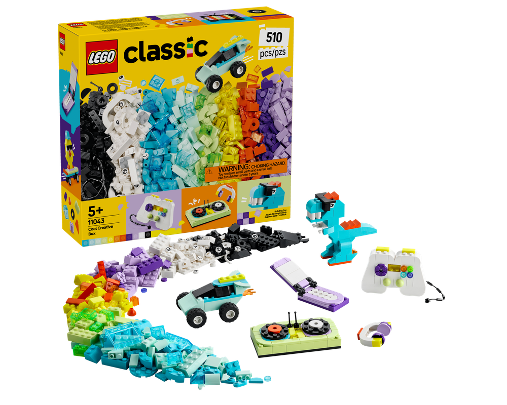 LEGO Set 11043-1 Cool Creative Box (2025 Classic) | Rebrickable - Build ...