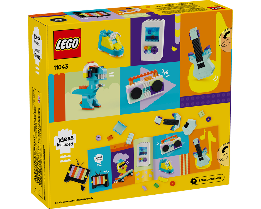 LEGO Set 11043-1 Cool Creative Box (2025 Classic) | Rebrickable - Build ...