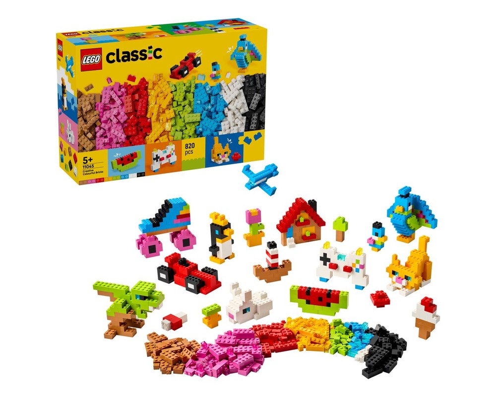 LEGO Set 11045-1 Creative Colorful Bricks (2026 Classic) | Rebrickable ...