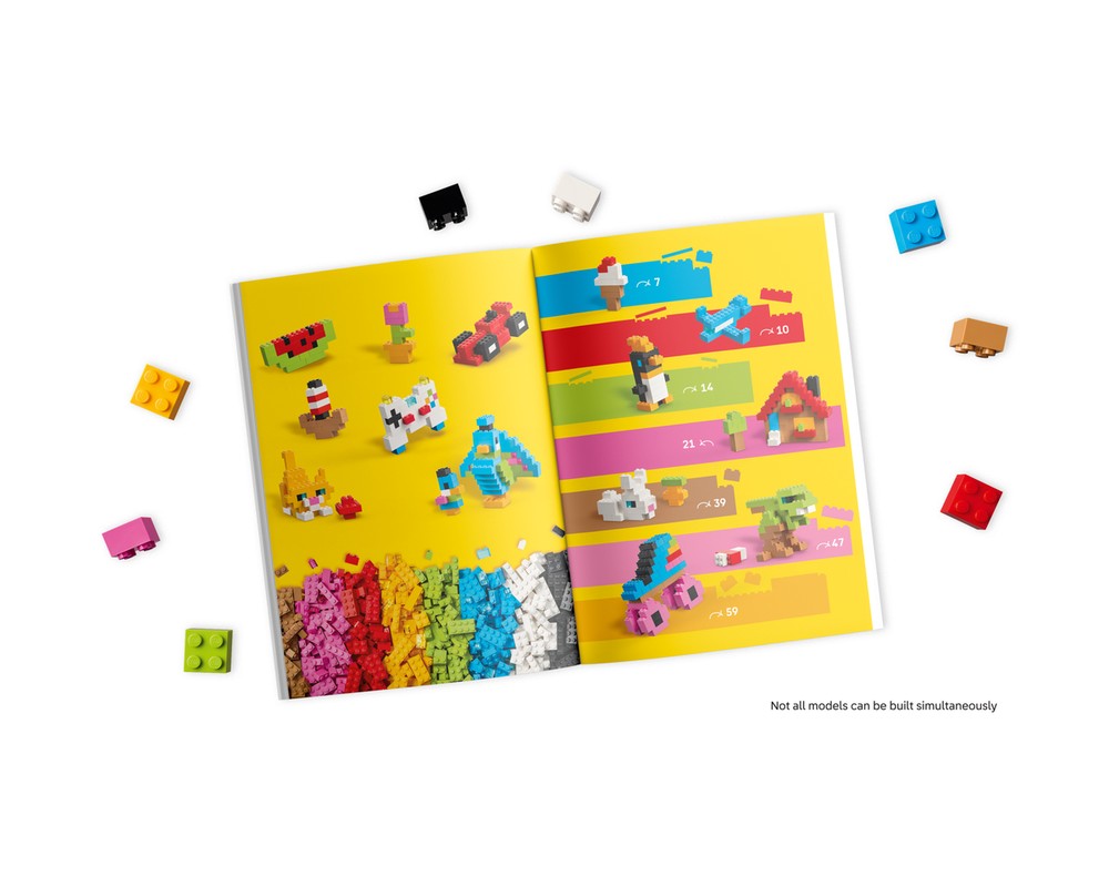 LEGO Set 11045-1 Creative Colorful Bricks (2026 Classic) | Rebrickable ...
