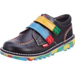 Kickers Kids Kick Lo LEGO Classic Shoe - Black