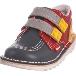 Kickers Kids Kick Lo LEGO Classic Shoe - Dark Grey
