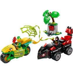 Pościg Spina za Electro w dinopojeździe
