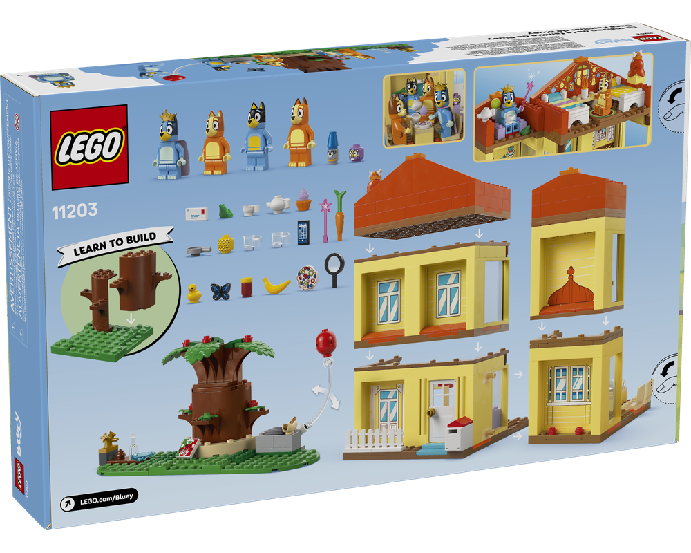 LEGO Set 11203-1 Bluey’s Family House (2025 Bluey) | Rebrickable ...