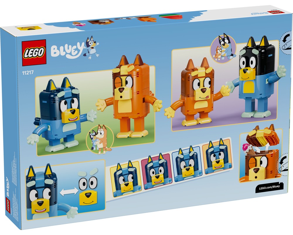 LEGO Set 11217-1 Brick-Built Bluey Family (2026 Bluey) | Rebrickable ...
