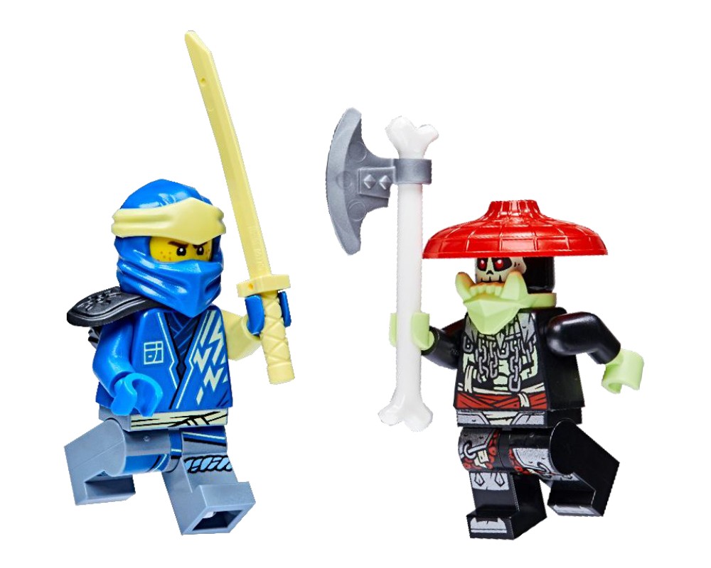LEGO Set 112327-1 Jay vs. Bone Warrior (2023 Ninjago