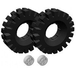 Tires (42 mm) and Hubs