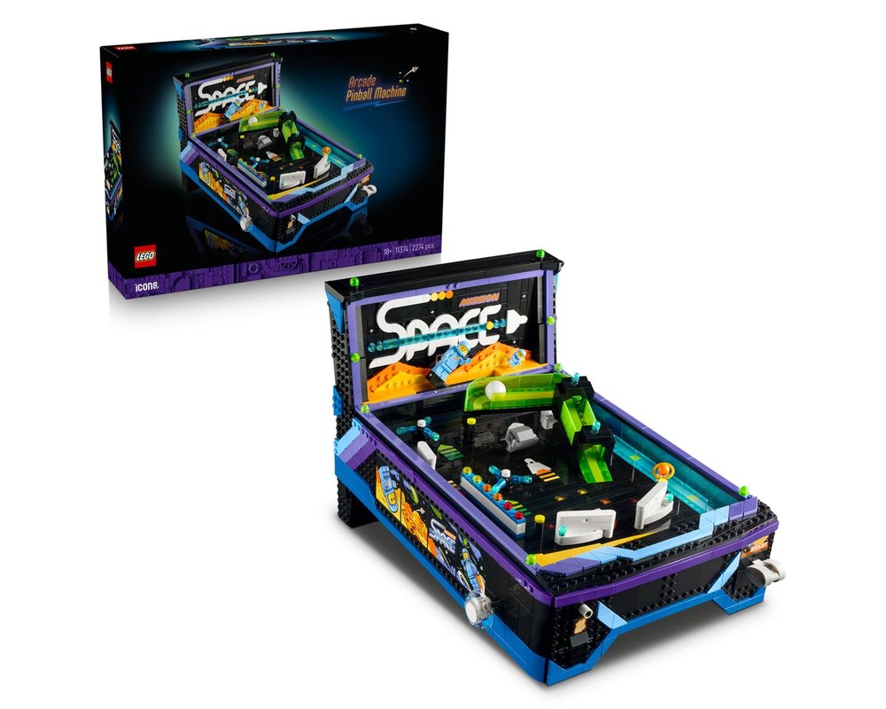 LEGO Set 11374-1 Arcade Pinball Machine (2026 Icons) | Rebrickable ...