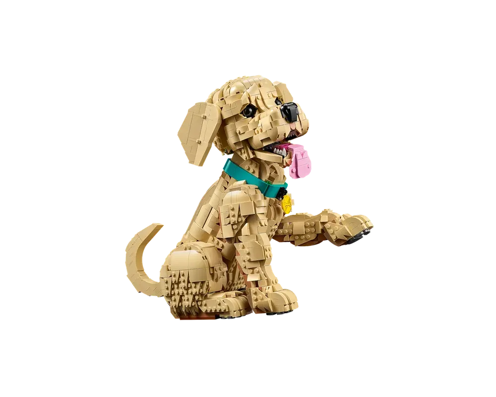 LEGO Set 11384-1 Golden Retriever Puppy (2026 Icons) | Rebrickable ...