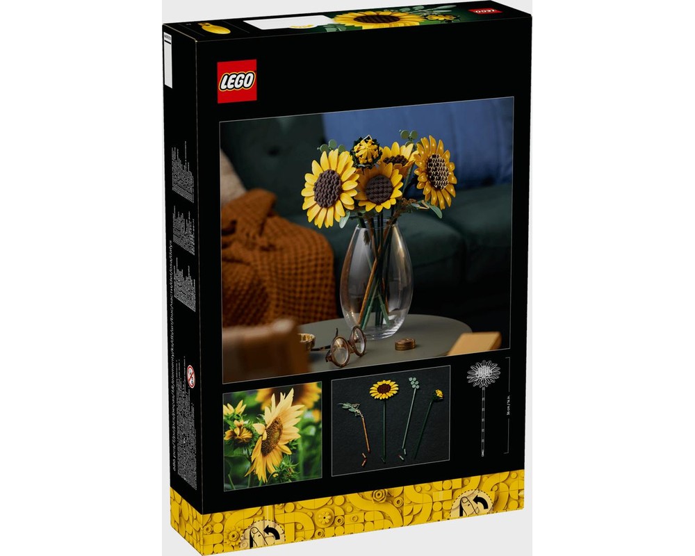 LEGO Set 11502-1 Sunflower Bouquet (2026 Botanicals) | Rebrickable