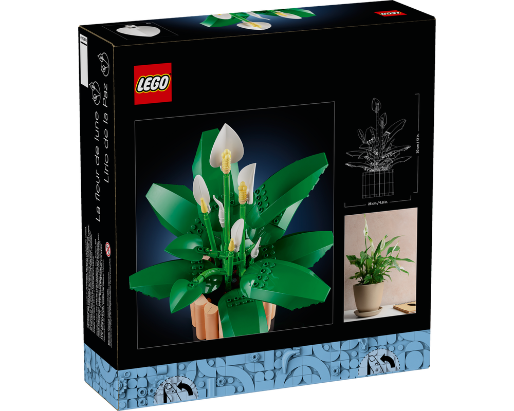 LEGO Set 11504-1 Peace Lily (2026 Botanicals) | Rebrickable - Build with  LEGO