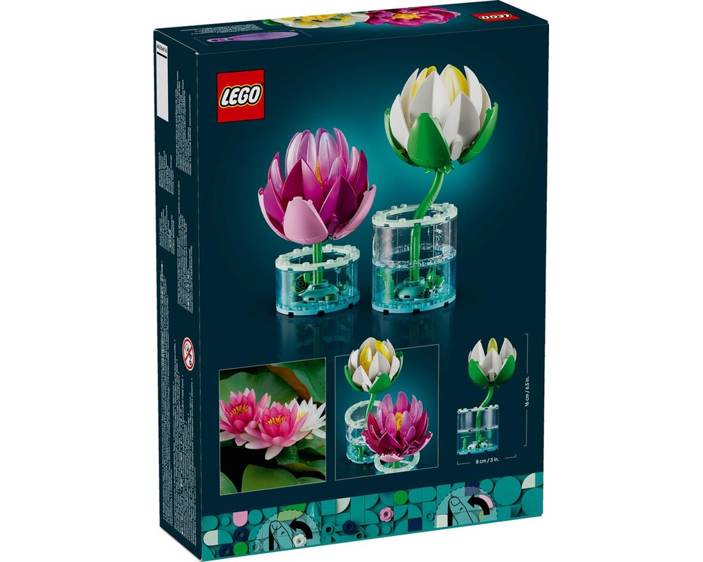 LEGO Set 11511-1 Water Lilies (2026 Botanicals) | Rebrickable - Build ...