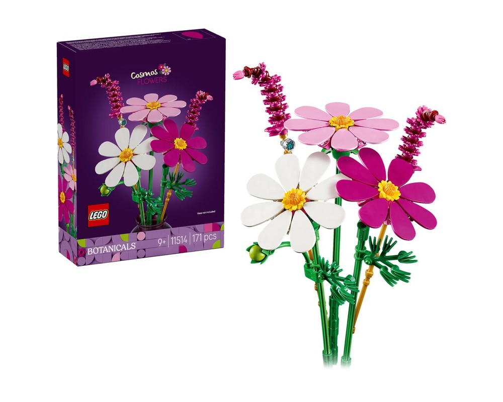 LEGO Set 11514-1 Cosmos Flowers (2026 Botanicals) | Rebrickable