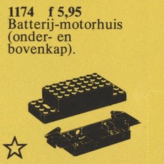Motorhome for Basic Motor 4.5V/Train Motor 12V (set 1174-1)