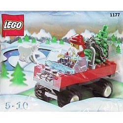 Santa In Truck with Polar Bear